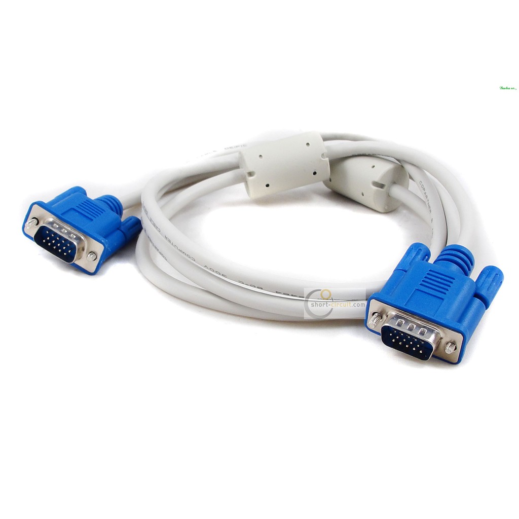 Dây VGA trắng độ dài tùy chọn