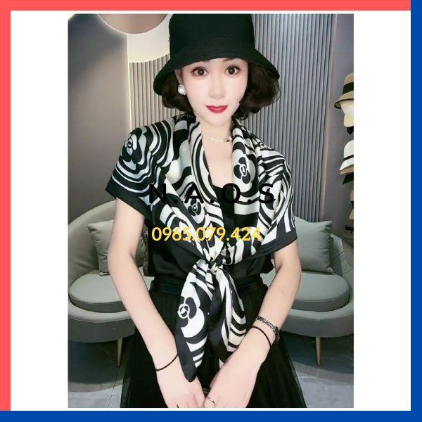 -Khăn choàng cổ lụa, mẫu mới-Áo khăn lụa khăn vuông lớn-Khăn choàng chống nắng-Qùa tặng