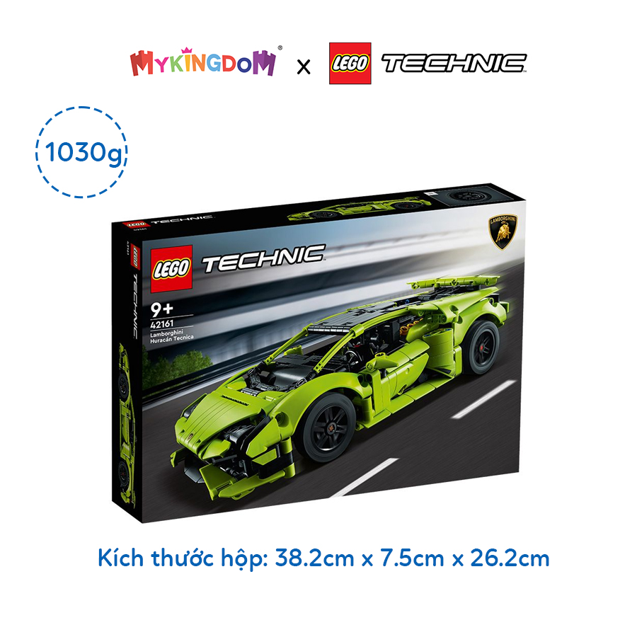 Đồ Chơi Lắp Ráp Siêu Xe Lamborghini Huracán Tecnica LEGO TECHNIC 42161 (806 chi tiết)