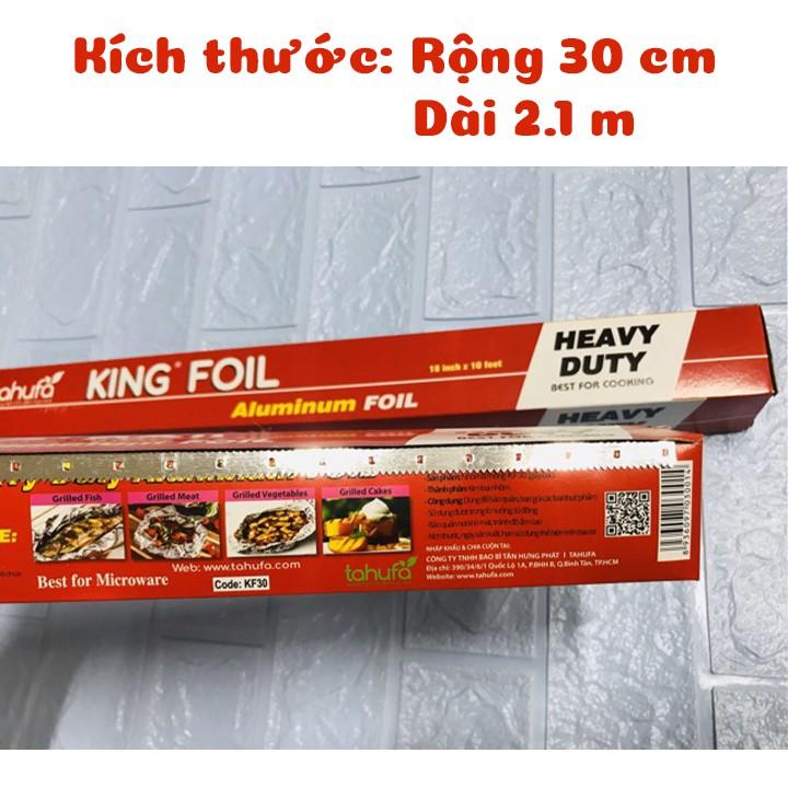 Combo 10 cuộn giấy nướng bạc KING FOIL Tahufa An Toàn Cho Sức Khỏe 00461