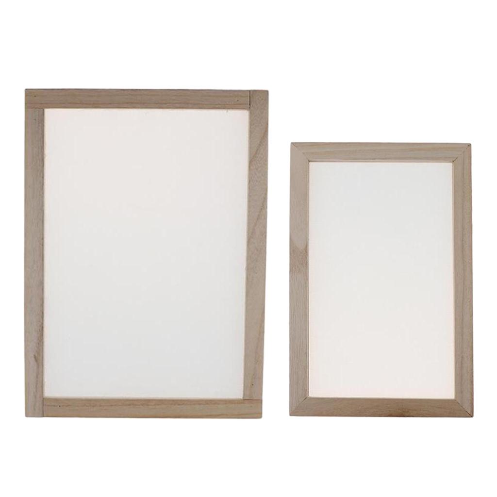 2Pcs Paper Making Frame Screen for Handmade Kids DIY Paper Wood Paper Making