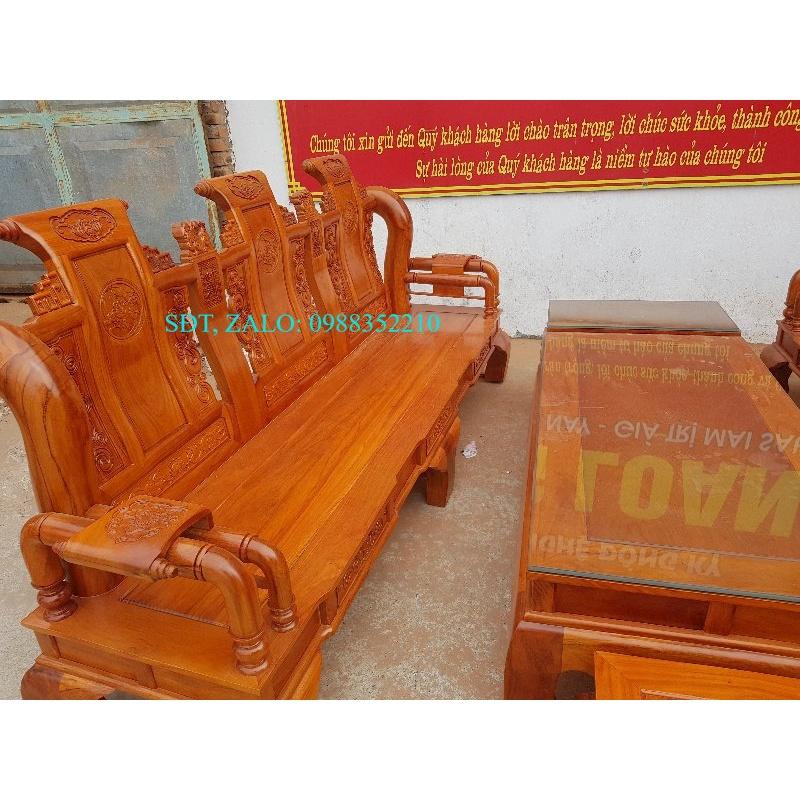 Bàn ghế gỗ gõ tần thủy hoàng tay 12