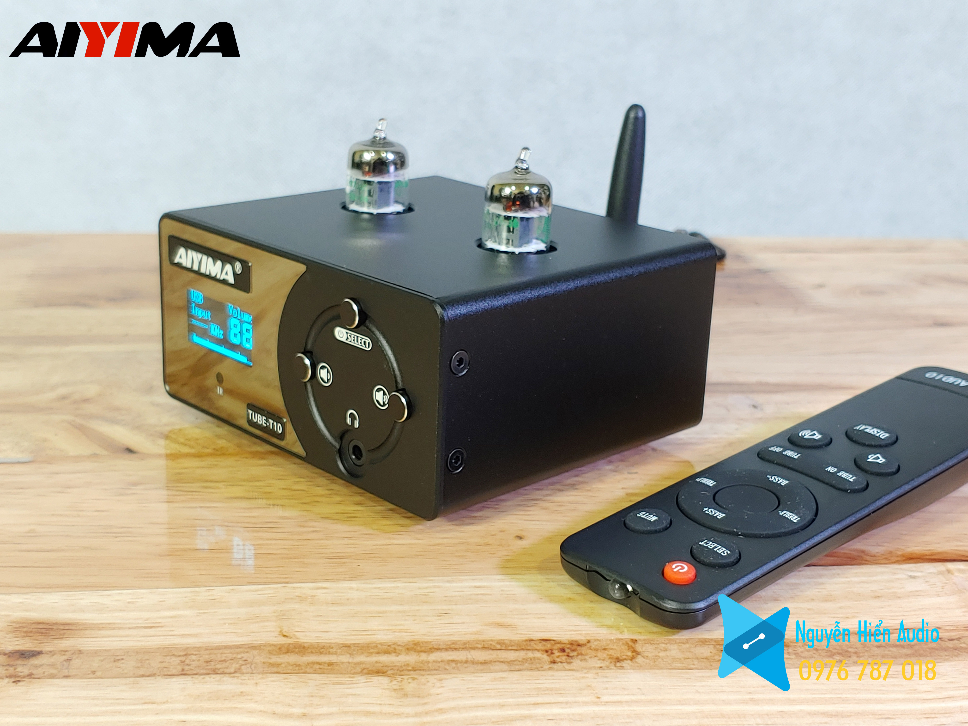 Bộ giải mã DAC kết hợp pre đèn AIYIMA Tube T10 (24bit/192khz) hàng chính hãng AIYIMA