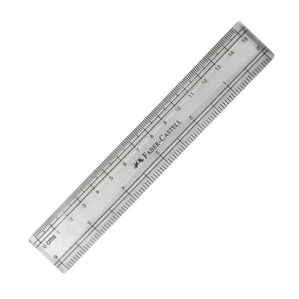 Bộ 3 Thước Kẻ Nhựa Faber-Castell-170640 - 15Cm