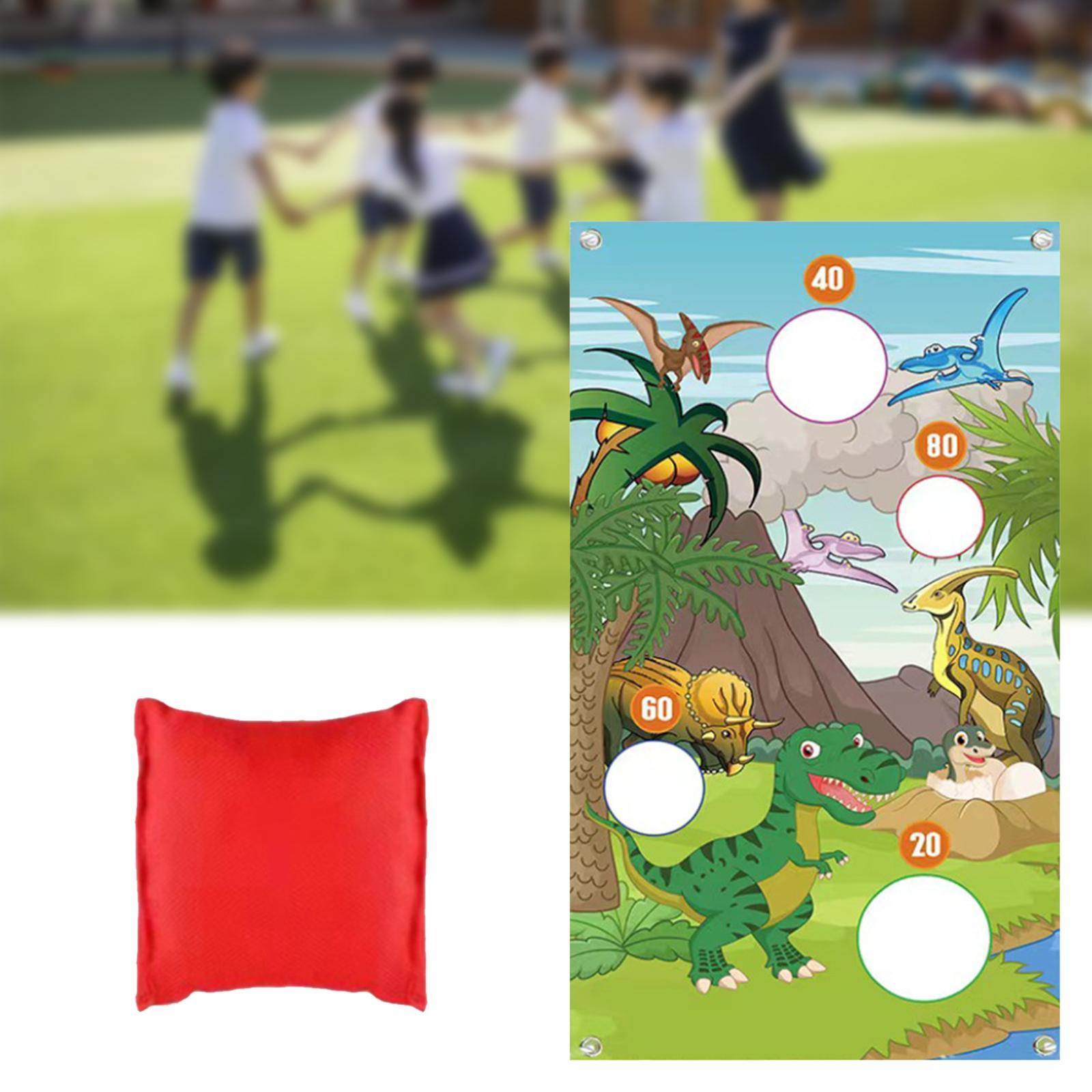 Dinosaur Children Bag Throwing Game Supplies Party Favors Toys for Gifts