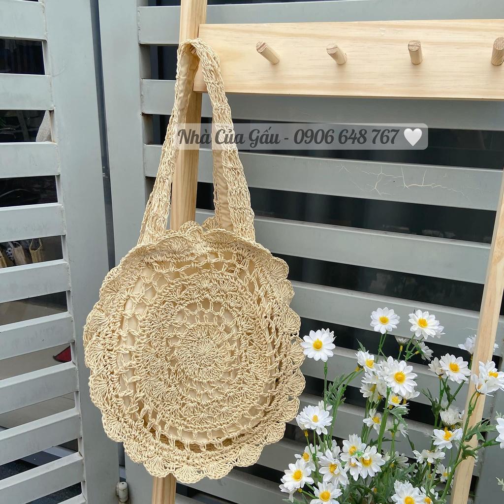 Túi cói trống siêu to, siêu cưng cực đẹp