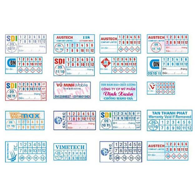 3x1cm Decal bể Tem bể 1000 tem rẻ - đẹp