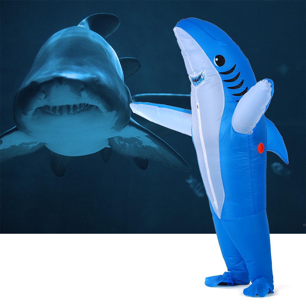 Trang phục bơm hơi cá mập cho người lớn