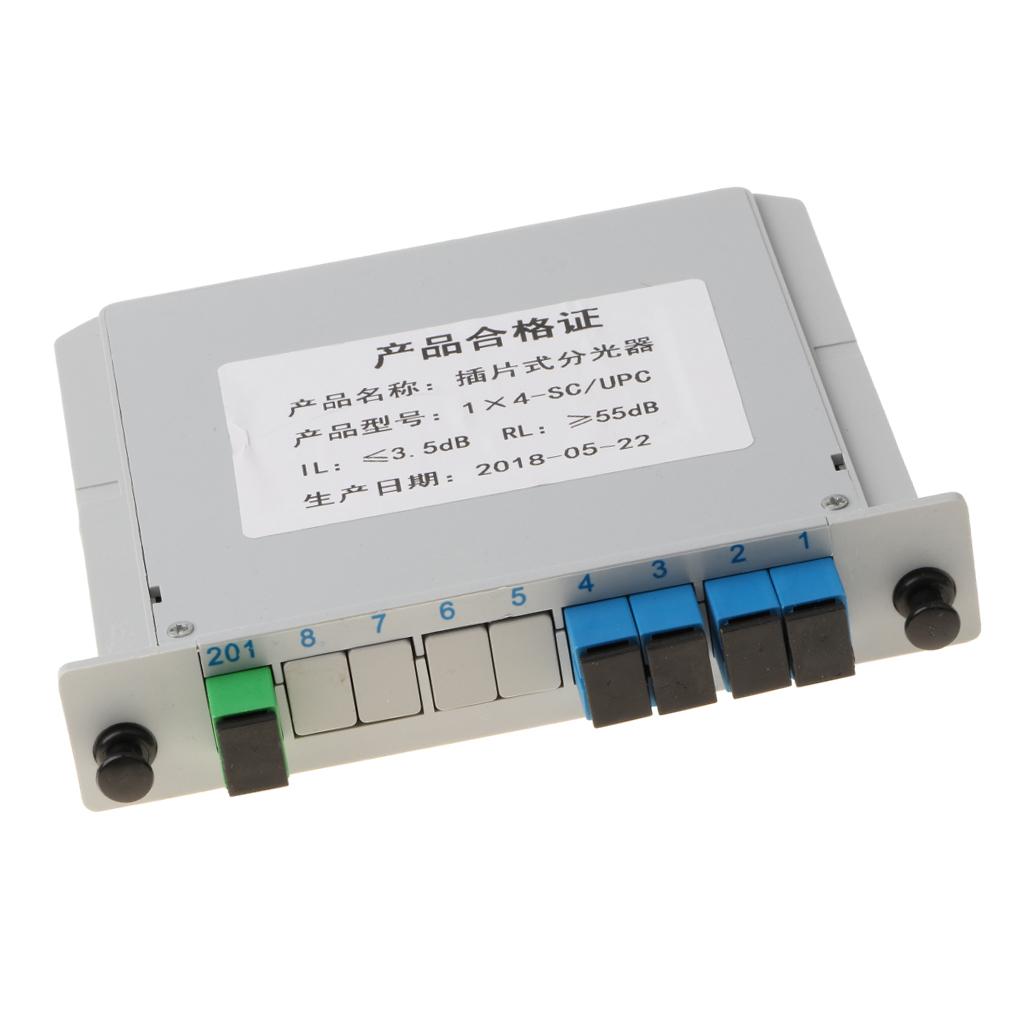 1 to 4 SC / UPC Interface Insert A Fiber Optic FTLC FTTH Splitter