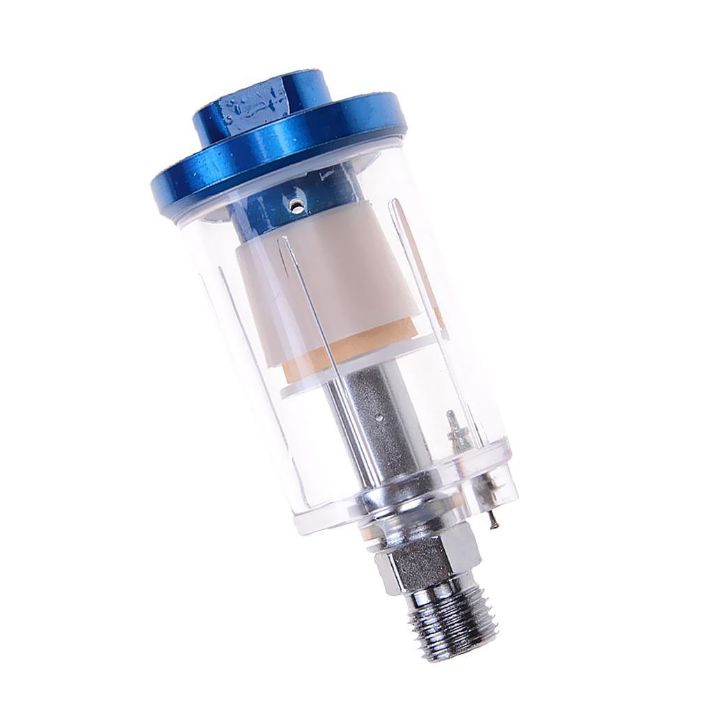 2xMini Air Oil Water Separator Filter for Compressor Spray Paint Gun Tool 1/4