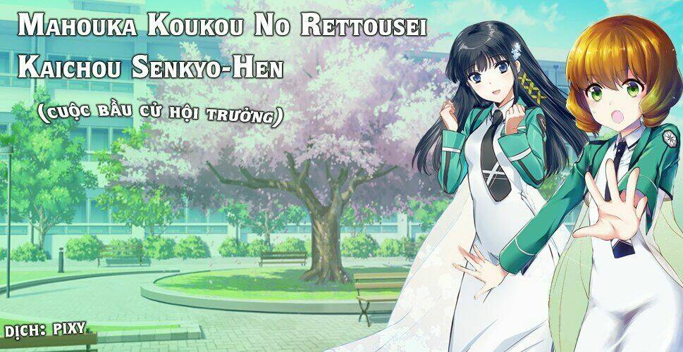 mahouka koukou no rettousei - kaichou senkyo-hen chapter 1 1