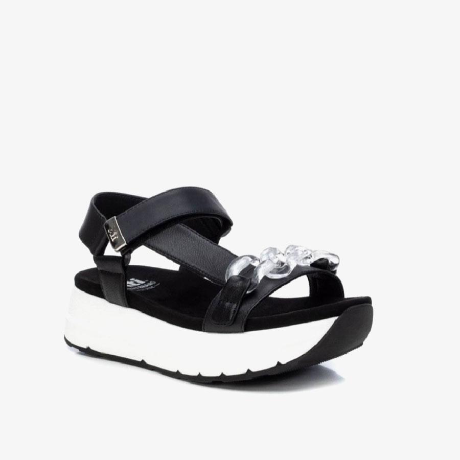 Giày Sandals Nữ XTI Black Pu Ladies