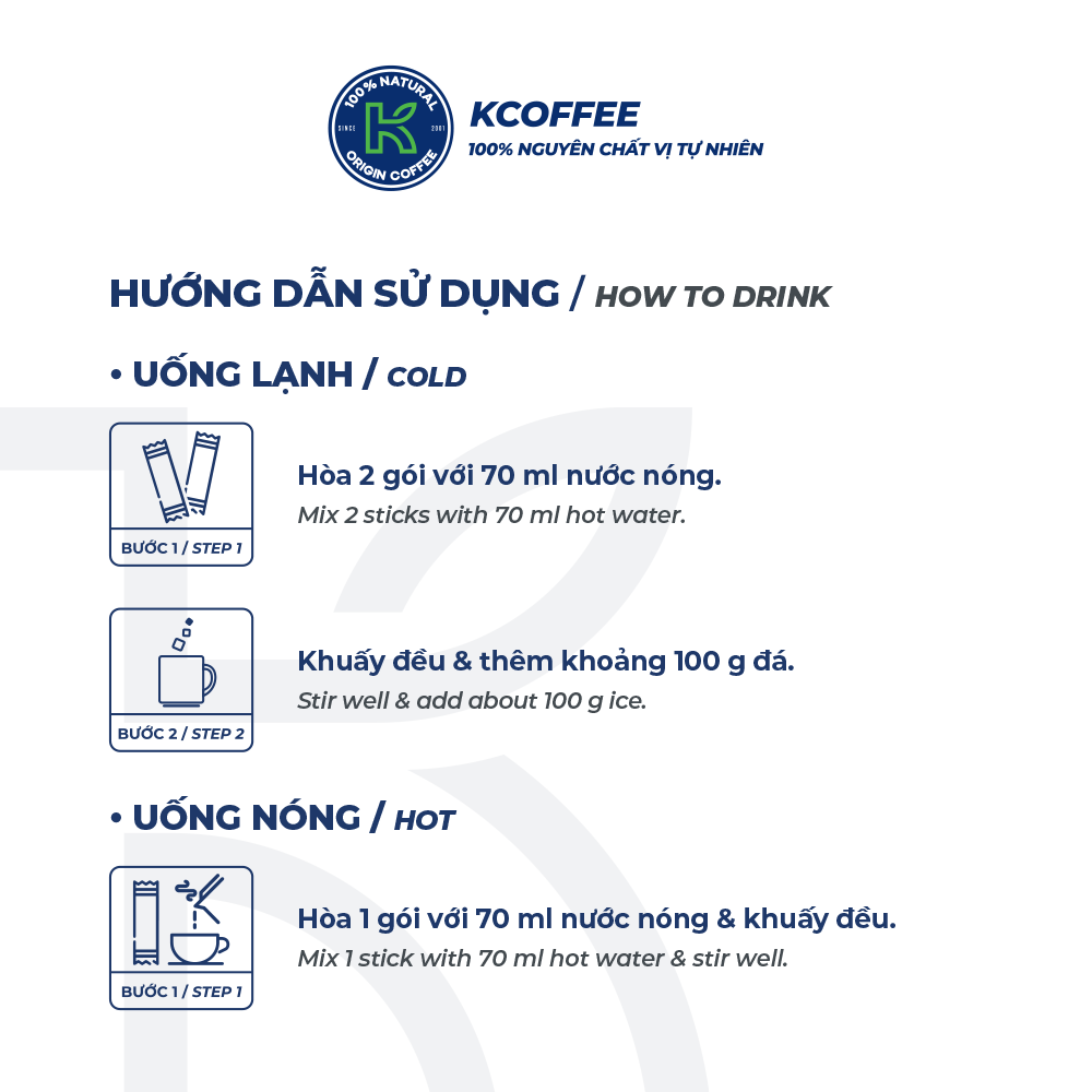 Stick Cà phê sữa hòa tan K Delight 3in1