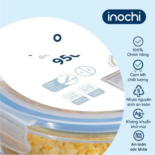 Hộp thuỷ tinh tròn Inochi - Nikko 950 ml