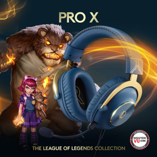 Tai Nghe Gaming Logitech PRO X Gaming League of Legends - Hàng Chính Hãng