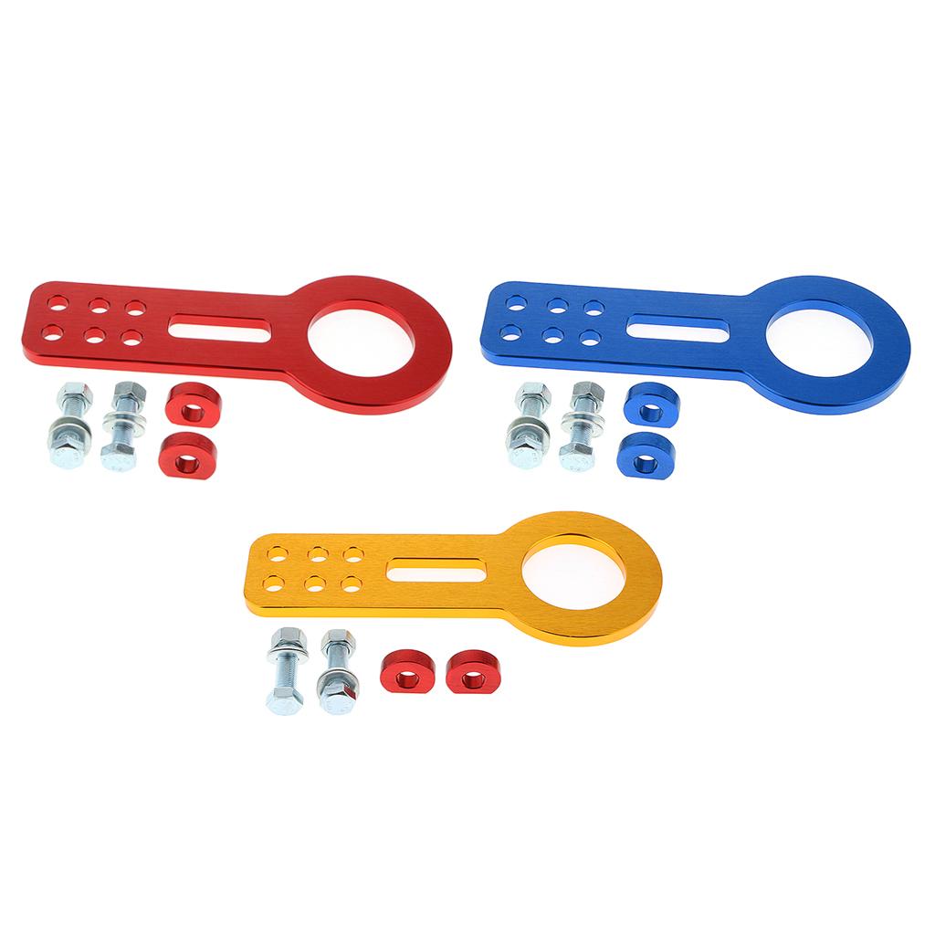 Aluminum Alloy Racing Tow Hook Rear Towing Bar Hook for Car Truck SUV Red