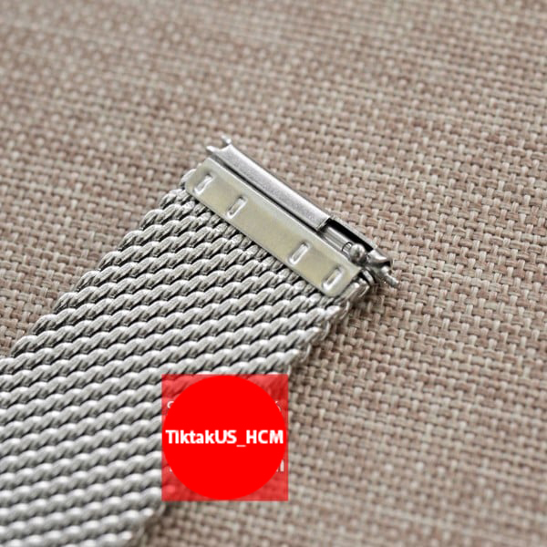 Dây Đồng Hồ Dây Thép Lưới Mesh Thép Không Gỉ 316