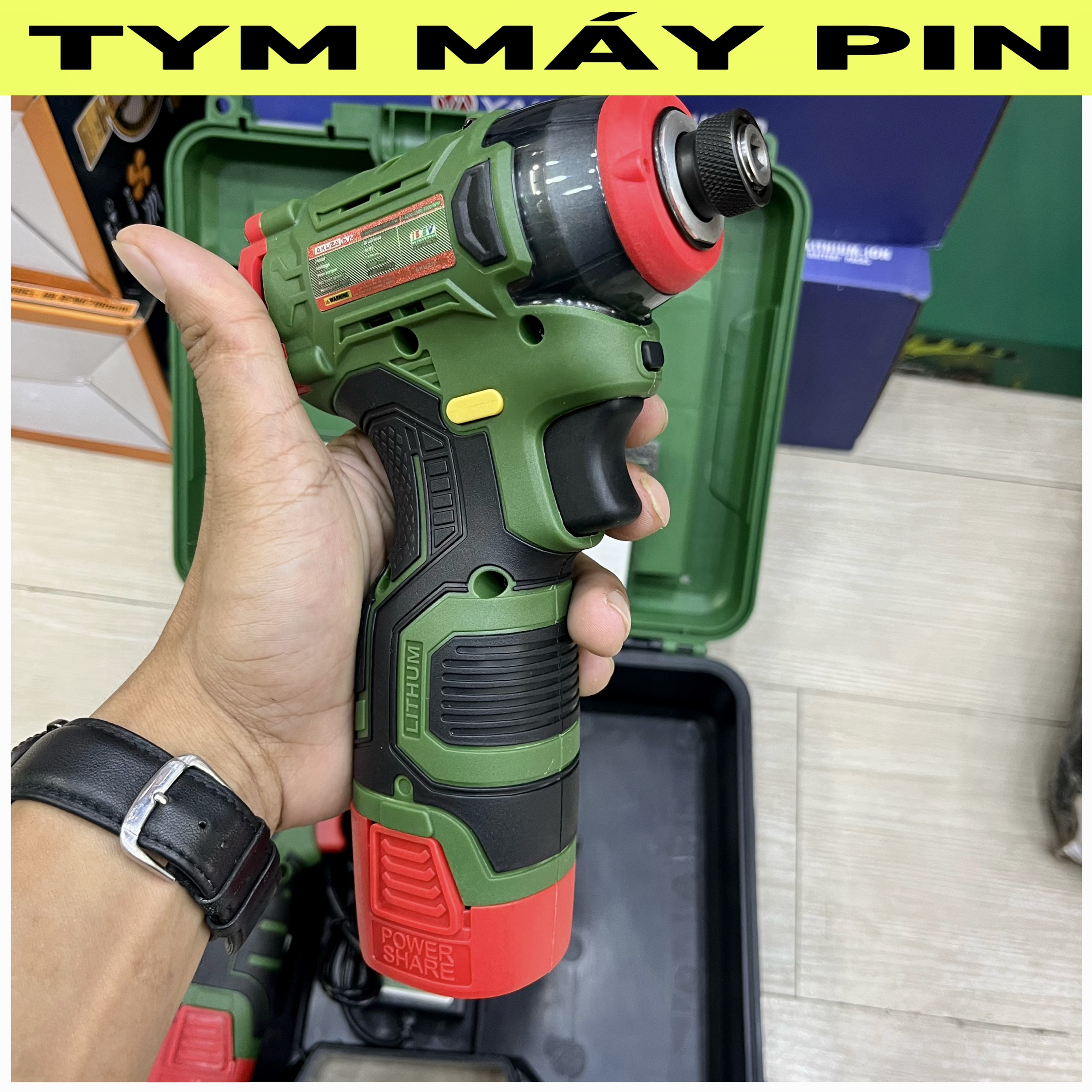 Combo khoan Toyama Z7 và Vít búa Akuza CV2 – Tym Máy Pin