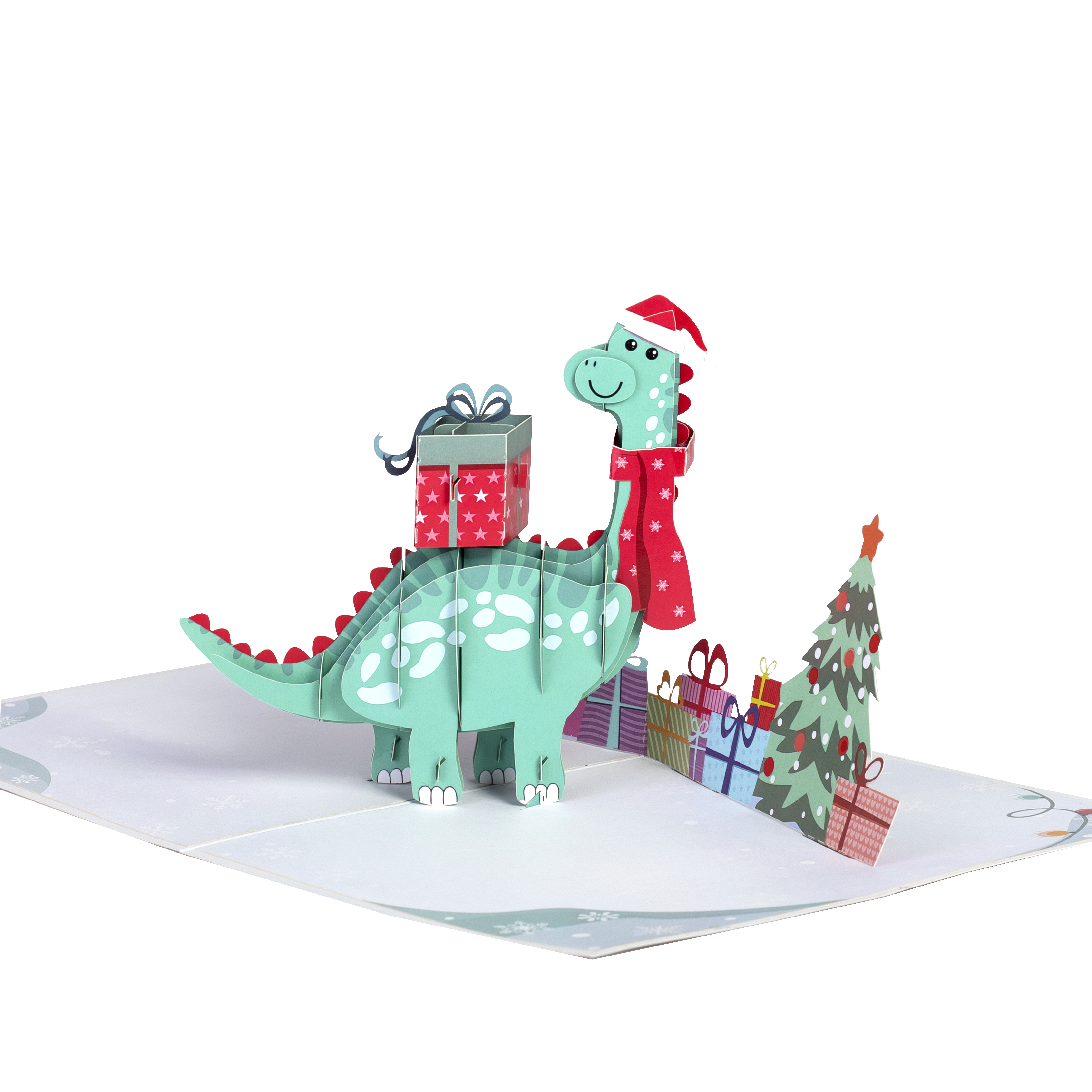 X39- THIỆP NOEL 3D KHỦNG LONG