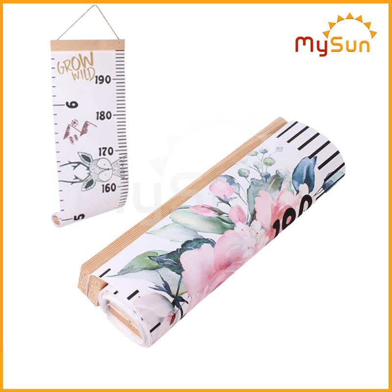 Thước bảng đo chiều cao 2m y tế gắn dán tường cho trẻ em bé MySun