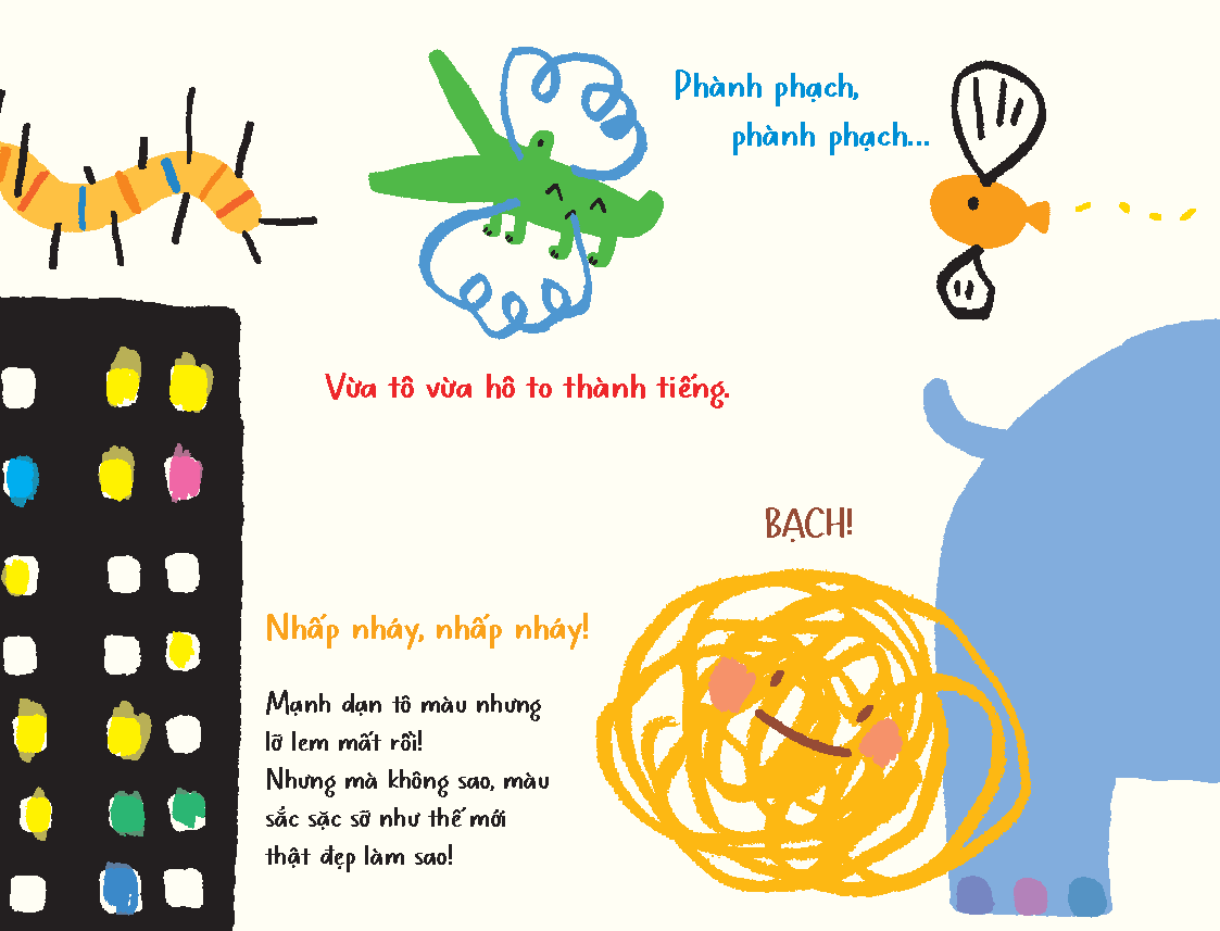 Sách - Dtpbooks - Đùng! Tô Màu Thôi - Tủ sách vui để học - Sách tô màu - Dòng sách cầm tay