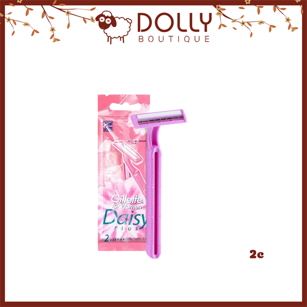 Dao Cạo Nữ Gillette Daisy Women Daisy Plus (Gói 2 Cây)