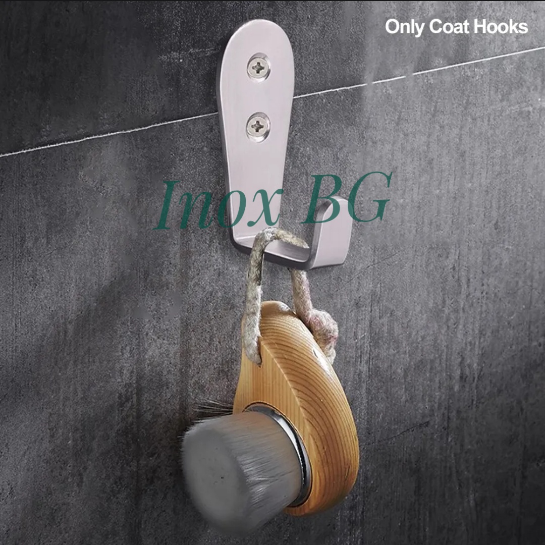 Móc Treo Inox Vuông Nhỏ Bắt tường, Móc Treo Đồ Đa Năng, Tiện Dụng Khắp Mọi Nơi Bạn Muốn, Treo Đồ Dùng Cá Nhân