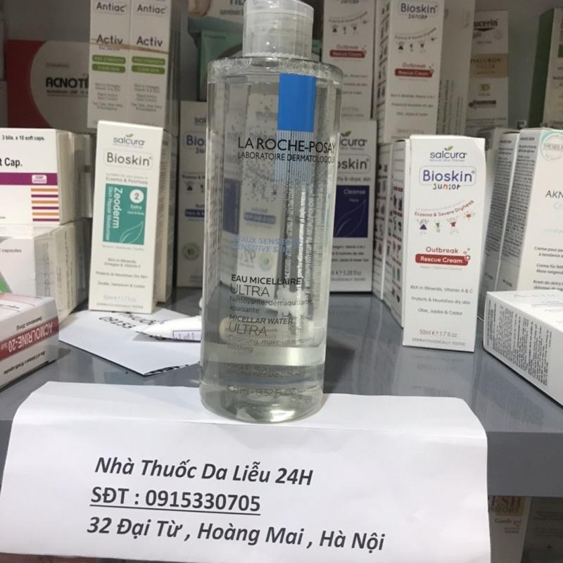 Nước tẩy trang laroche Posay cho da nhạy cảm La Roche Posay Micellar Water Ultra Sensitive Skin 400ml