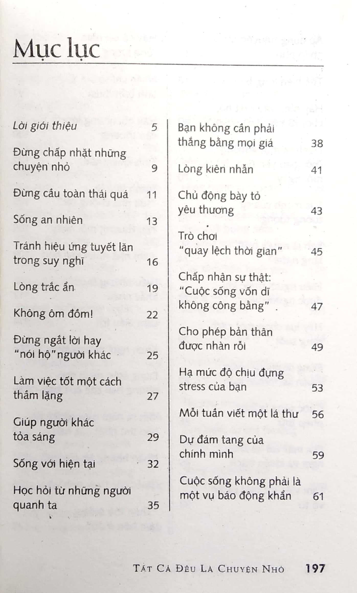 Tất Cả Đều Là Chuyện Nhỏ (Khổ Nhỏ) - Tái Bản 2020