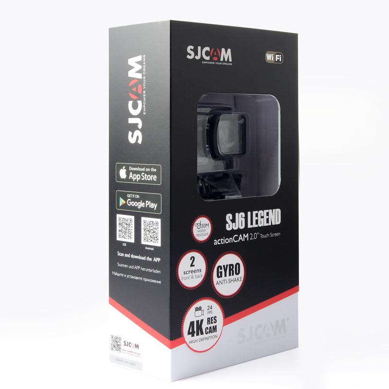 SJCAM SJ6 Legend Gyro Action Mũ bảo hiểm Camera thể thao DV Chống nước 4K NTK96660 2.0" Màn hình cảm ứng Đầu ghi video thể thao