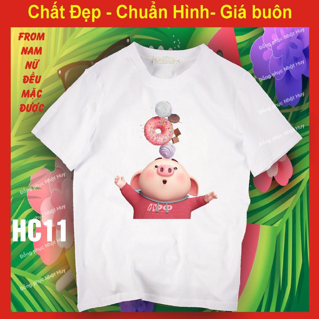 Áo thun heo con ngộ nghĩnh dễ thương 11
