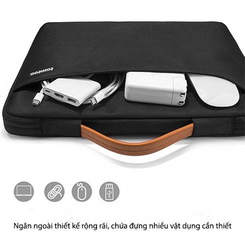 TÚI XÁCH CHỐNG SỐC TOMTOC SPILL-RESISTANT CHO MACBOOK PRO 16” bảo vệ hoàn hảo chống va đập và trầy xước cho máy tính - HÀNG CHÍNH HÃNG