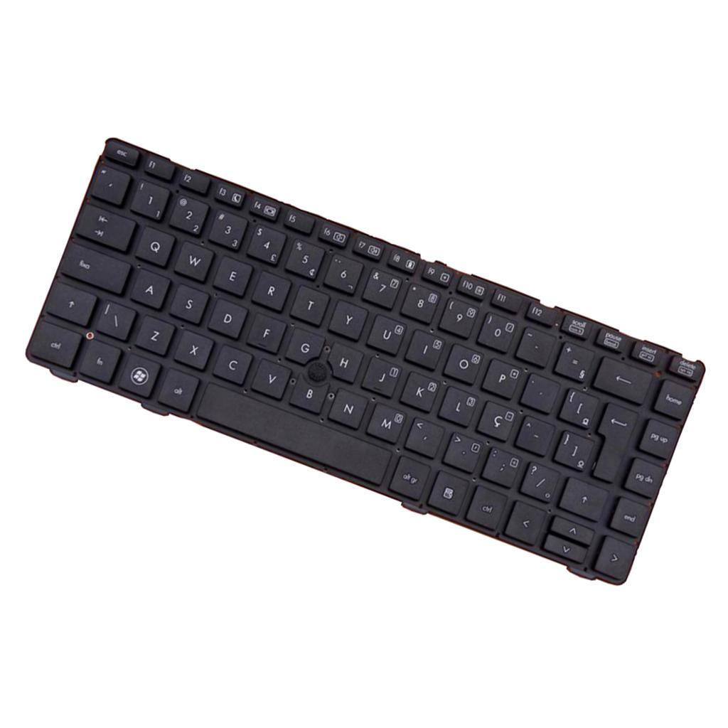 For HP 6460b 6465b 6475b 8460p 8460w Laptop Brazil Keyboard With Stick Point