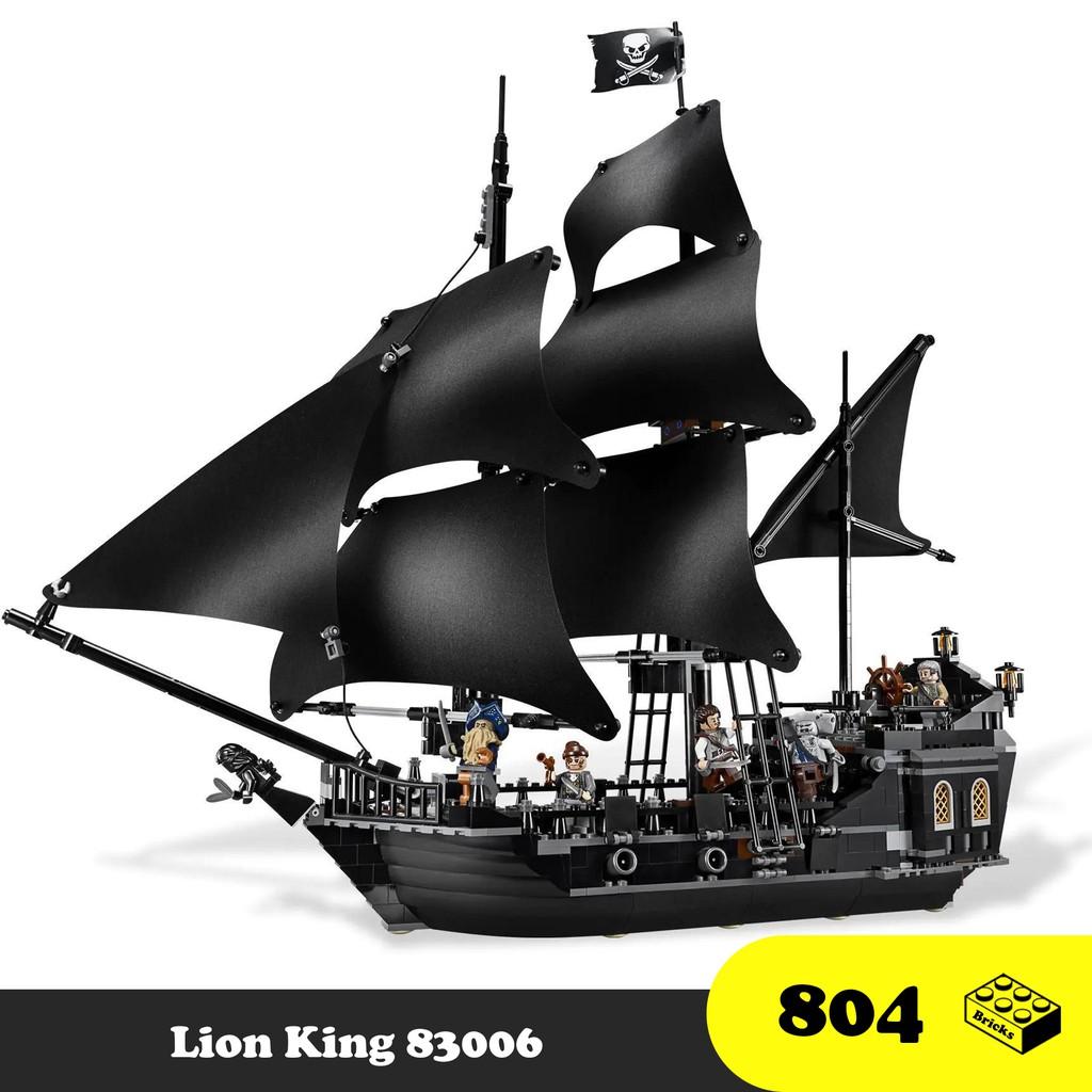 Đồ chơi Lắp Ráp Thuyền Cướp Biển Ngọc Trai Đen - Lion King 16006 CARIBBEAN PIRATE SHIP QUEEN BLACK PEARL