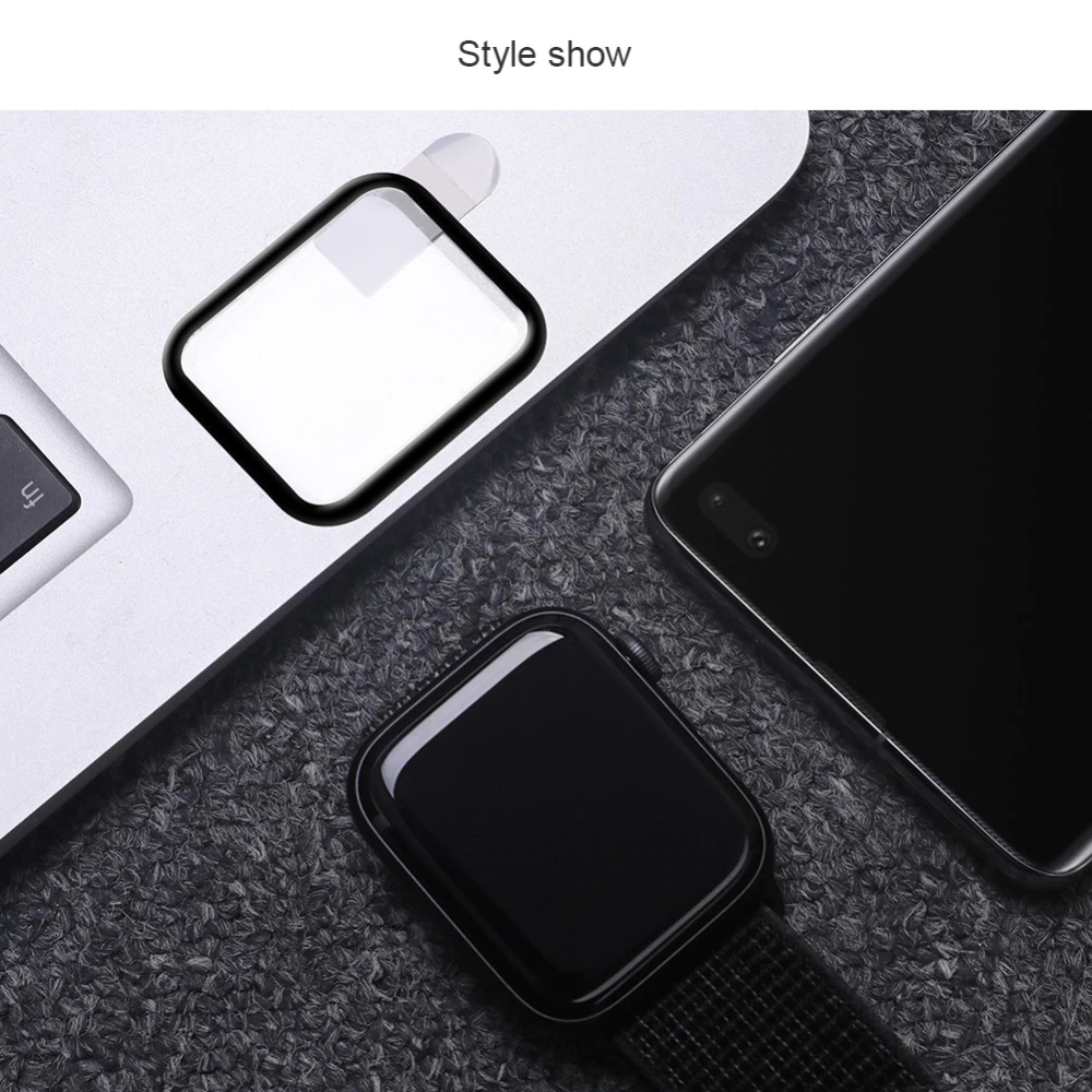 Miếng dán cường lực 3D Nillin AW+ Cho Apple Watch 42mm (Chống va đập, Độ nét Full HD, chống vân tay) - Hàng chính hãng