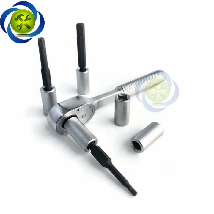 Đầu chuyển 1/4 sang bắn vít 6.35mm Kingtony 2142 có nam châm dài 25mm