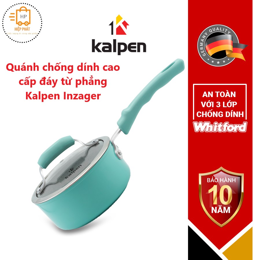 Quánh Chống Dính Cao Cấp Đáy Từ Phẳng Kalpen Inzager, Kích Thước 16cm, Thương Hiệu Đức - Hàng chính hãng