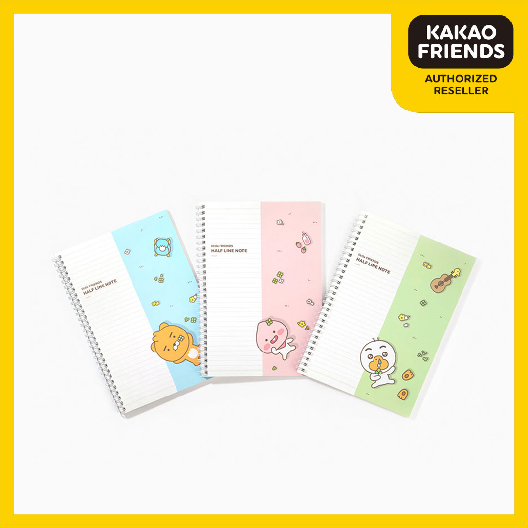 Sổ Ghi Chú Lò Xo B5 - Little Friends KAKAO FRIENDS Chính Hãng