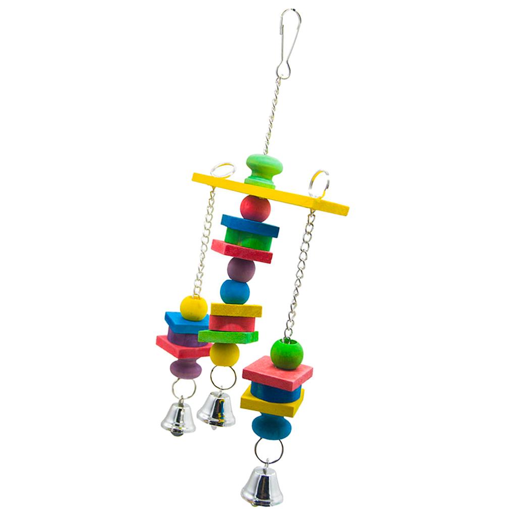 Parrot Toys Bird Swing Bite Chewing Hanging Toys Cage Decoration Type 1