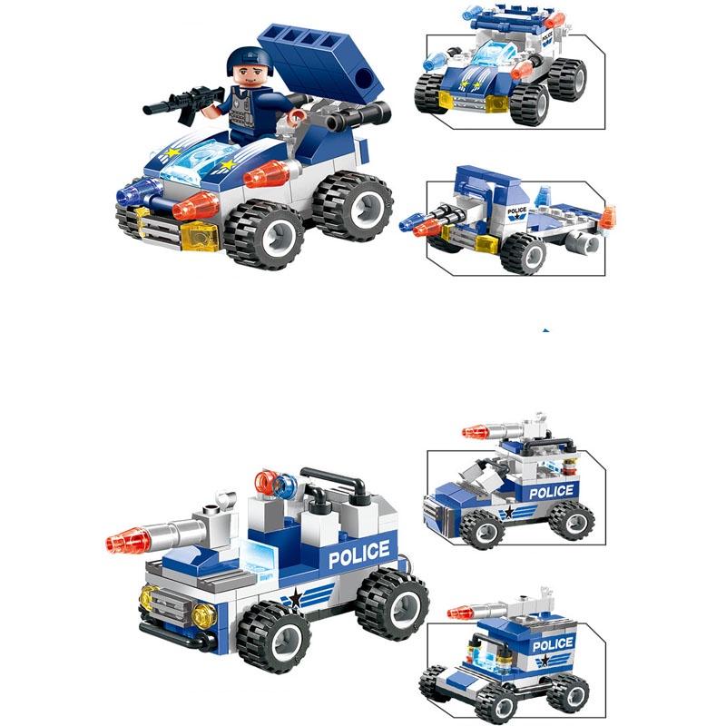 (762 CHI TIẾT-HÀNG CHUẨN) BỘ ĐỒ CHƠI XẾP HÌNH LEGO CẢNH SÁT BIỂN, LEGO OTO, LEGO ROBOT, LEGO THUYỀN PX250