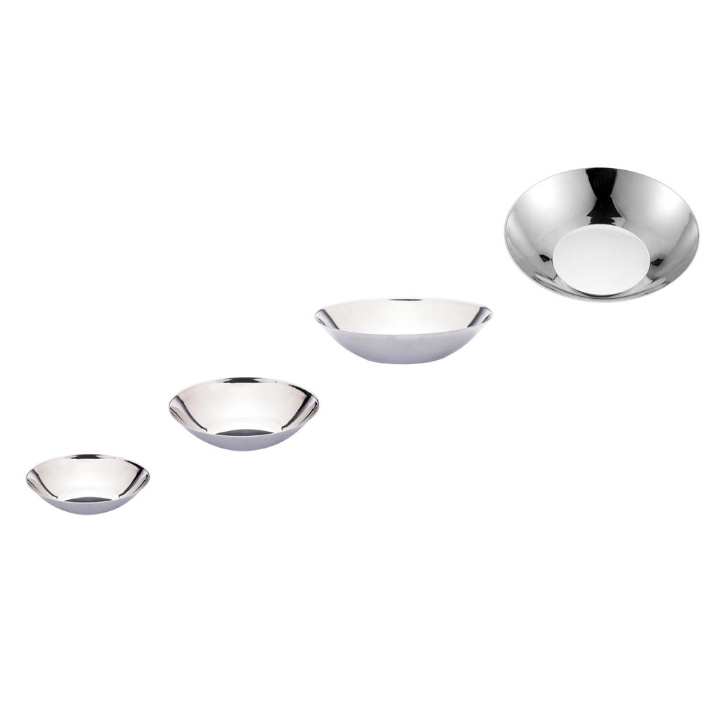 Stainless Steel Mixing Salad Bowls Cooking Baking Bowl Serving Tray 16cm