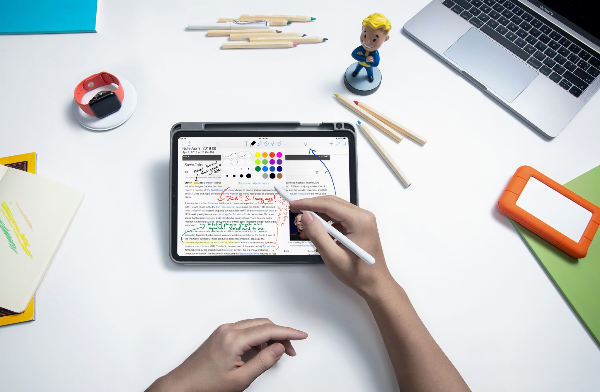 Bao da dành cho iPad Pro 12.9" M2/M1 2021/iPad 12.9 2020/2018 Tomtoc Smart-Tri Case từ tính đa góc - Hàng Chính Hãng