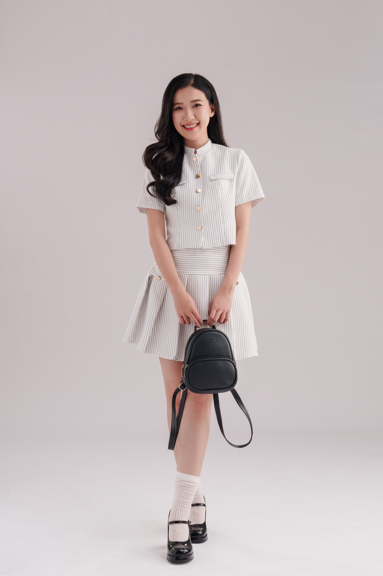 Balo Yuumy ( Thời trang nữ phong cách dễ thương - Balo da Seasand YBA105 )