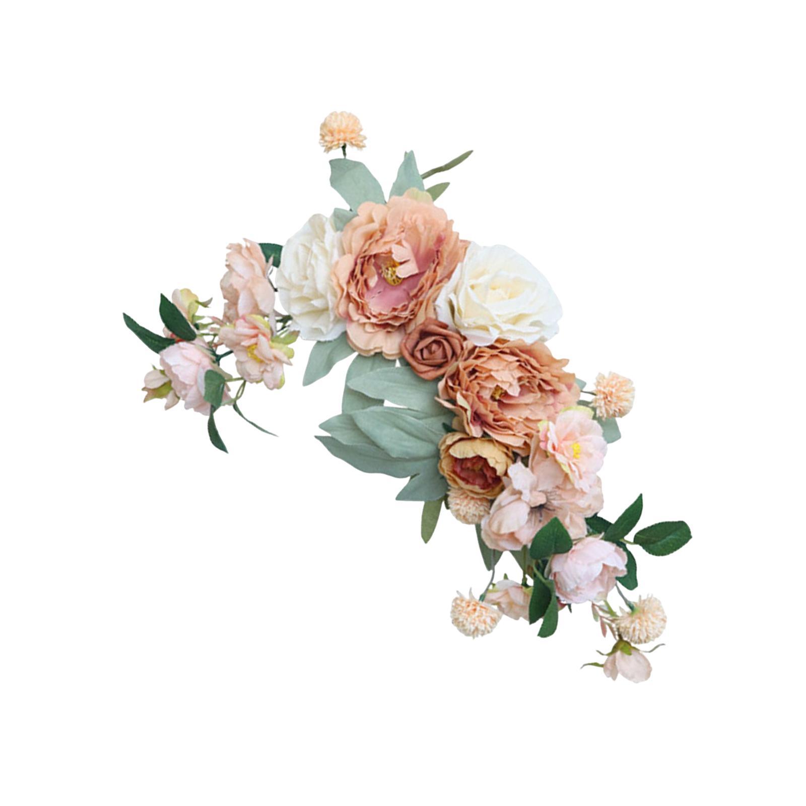 Wedding Decoration Arch Flower Artificial Floral Swag Hanging DIY Wedding Arch Flower Swag for Backdrop Scene Layout Photography Props Home