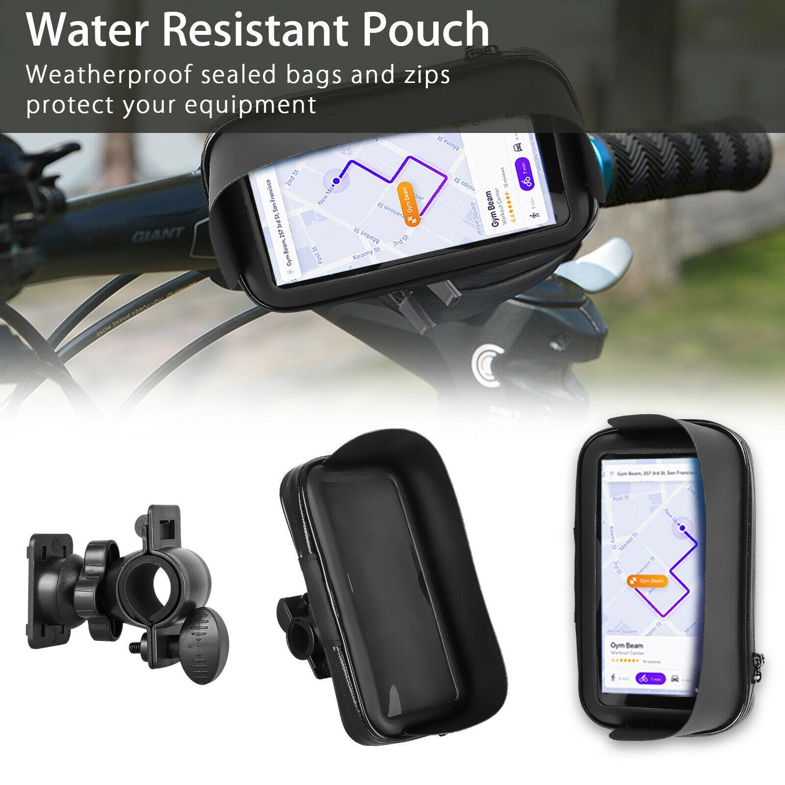 Waterproof Motorcycle Phone/ Holder Case Bag Mount For Handlebar
