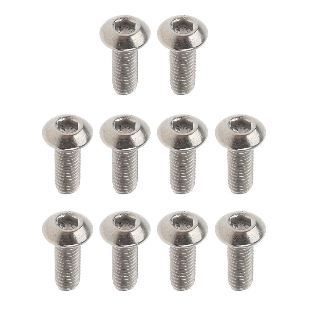 20x GR1 Titanium Alloy agon Button Head Cap Bolts Screw