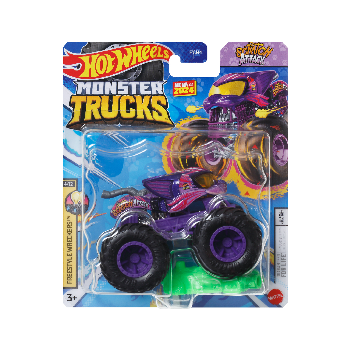 Đồ Chơi Siêu Xe Tải Quái Vật Monster Trucks Hot Wheels FYJ44 - Giao hàng ngẫu nhiên