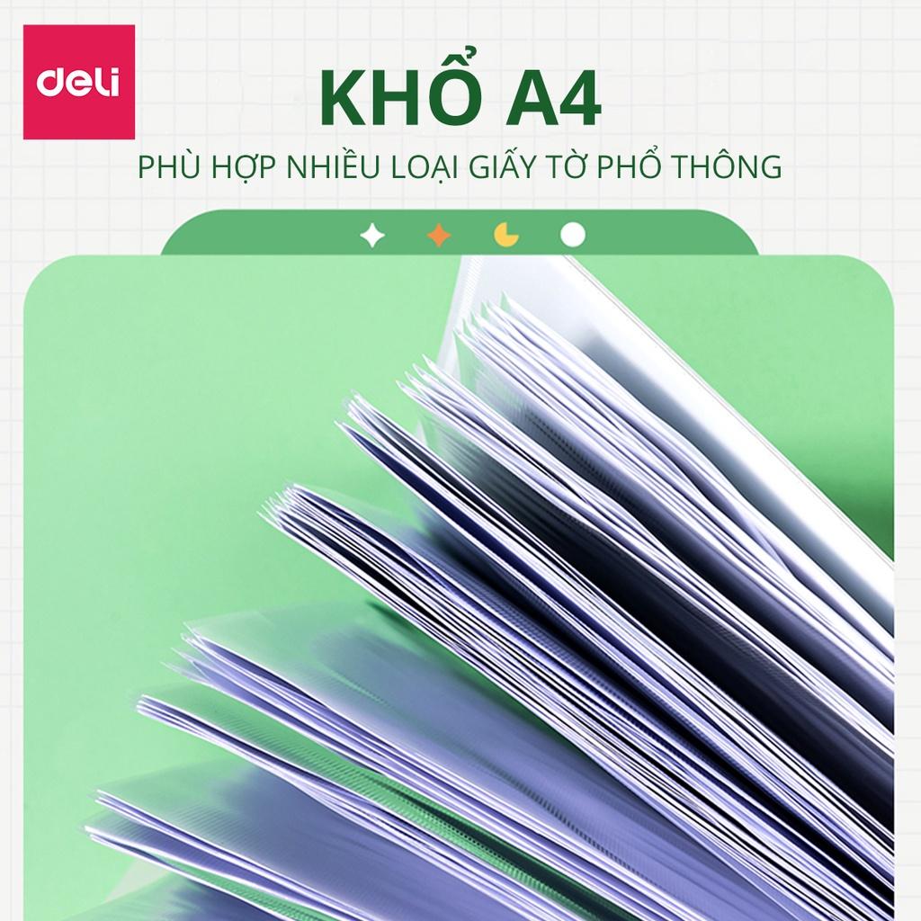 File lá học sinh khổ A4 30 40 lá phiên bản Vương Nguyên YYDL Deli - Hình chàng trai - 1 chiếc - 72754 / 72753