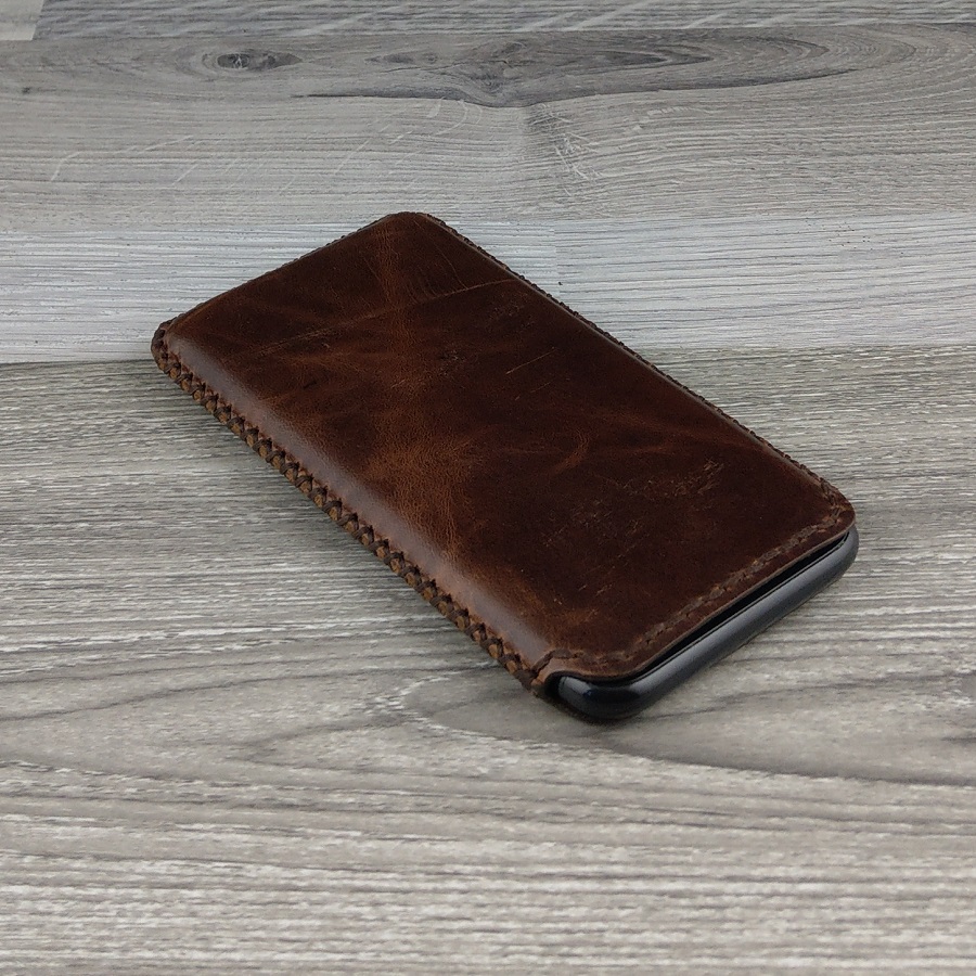 Bao Da Rút dành cho Iphone XR Vintage Da Bò