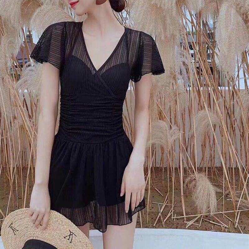 Váy Bơi Nữ Kín Đáo Đẹp - Đồ Bơi Nữ Đi Biển Giấu Bụng Tôn Dáng